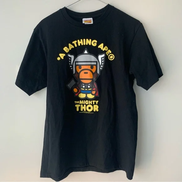 Bape | Shirts | Bape A Bathing Ape X Marvel Comics Milo Thor 